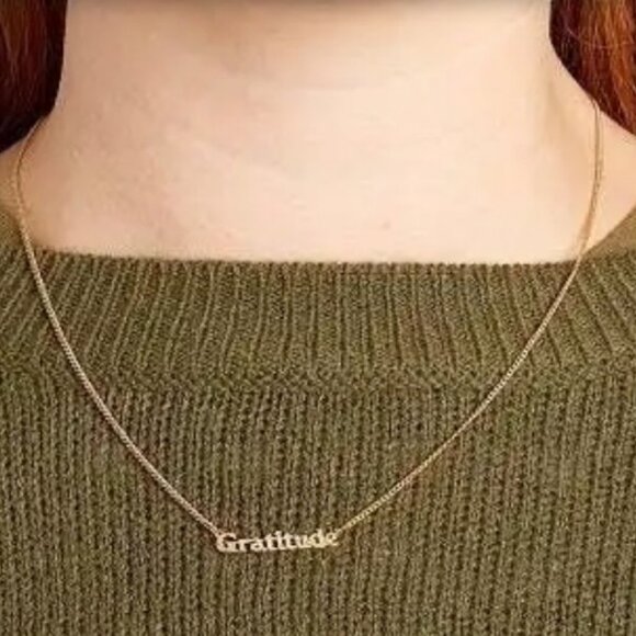 ban.do Jewelry - Gratitude Necklace, NWT